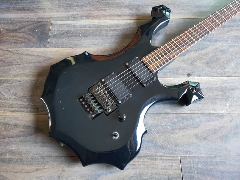 希少　EDWARDS ガネーシャDIR EN GREY E-K-105GA ESP Edwards E-K-105GA Black Dir en Grey (Kaoru) Japanese | Reverb