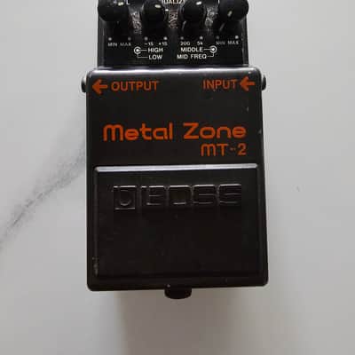 Boss MT-2 Metal Zone (Silver Label) 1991 - Present - Black image 1