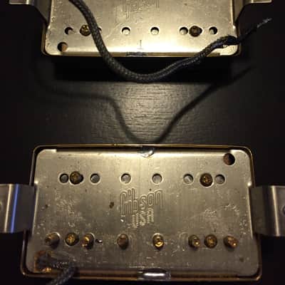 Gibson 490R and 498T Humbucker Pickups Gold image 2