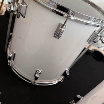 Rogers Vintage Power Tone Drum Kit 1972 - Flat White image 2