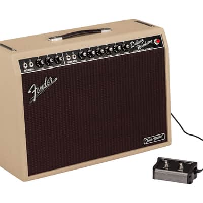 Used Fender Tone Master Deluxe Reverb 100-Watt 1x12" Combo Amp - Blonde image 2
