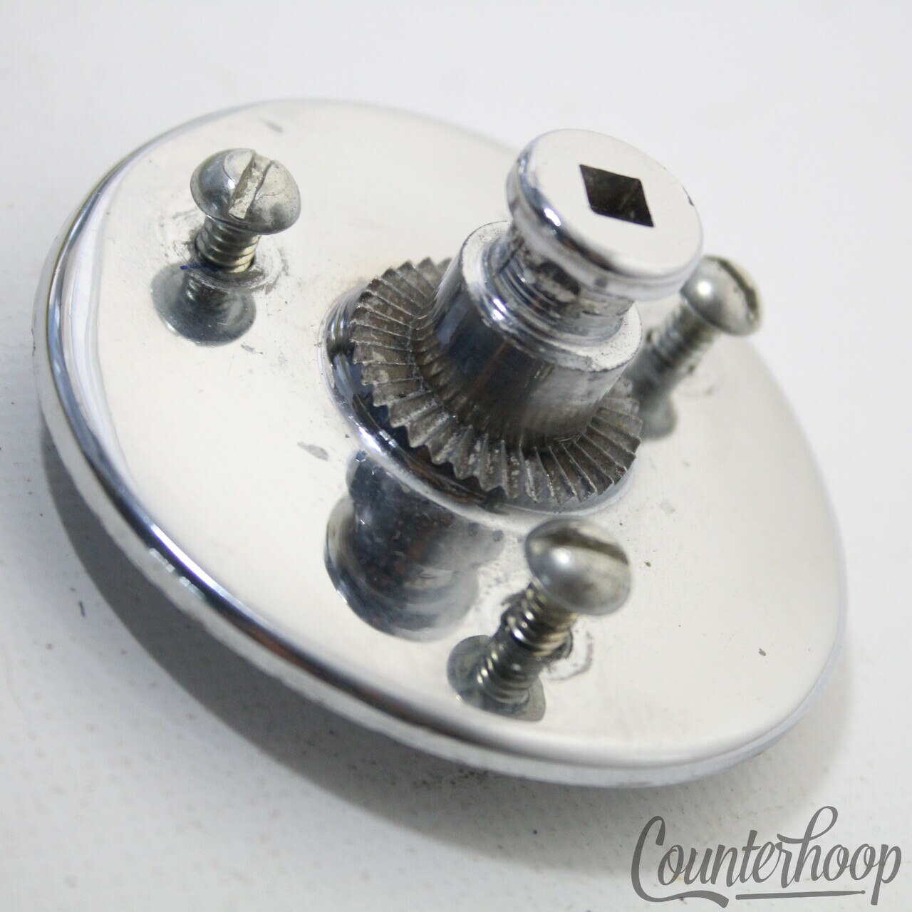 Premier 60s Tom Drum Mount Ratchet Chrome Elite UK 3-Hole Circle Plate Vintage* — main photograph