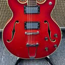 Epiphone EA-250 with Trapeze Tailpiece 1970s Project Needs Work - Cherry