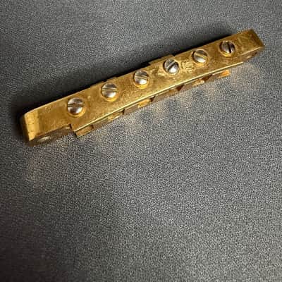 Schaller Vintage Schaller / Made in Germany ABR-1 Tune-O-Matic Bridge Gold Gibson Les Paul SG ES image 2