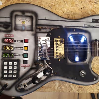 FenderMustang Back To The Future "DELOREAN" By Martper Guitars image 1