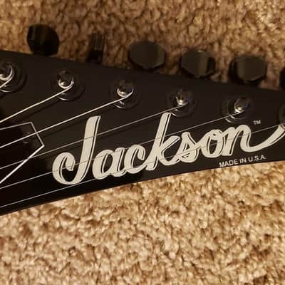 1986 USA Charvel San Dimas Original Pink Pearl Ebony Slab Pearl Dots image 7