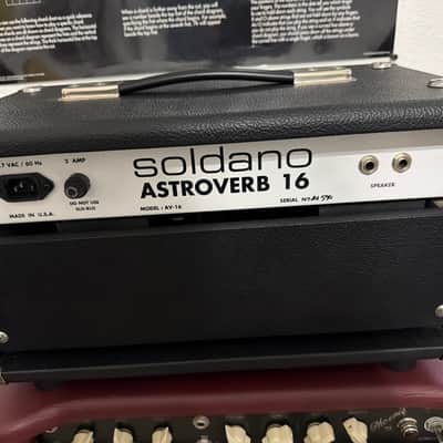 Soldano Astroverb 16 Head AV-16 - Black Bronco Tolex image 4