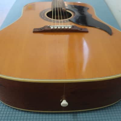 Vintage 1960s Eko Folk Ranger 6 Acoustic Guitar Well Made Very Good Shape Early Desirable Version Low Playable Action image 20