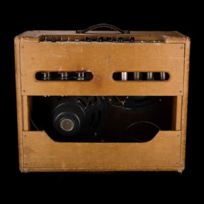 Vintage 1955 Fender Twin Amp Tweed  Guitar Amp Combo - Ry Cooder Collection image 2