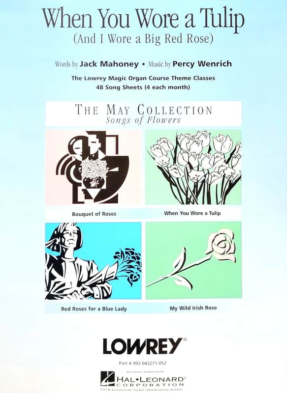 When You Wore a Tulip - Lowrey EZ Play Sheet Music image 1