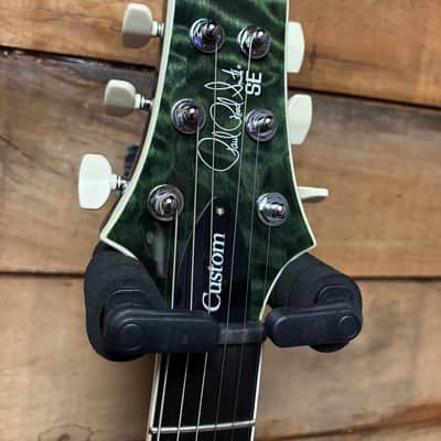 PRS SE Custom 24 Quilt Teal Black w/bag image 5