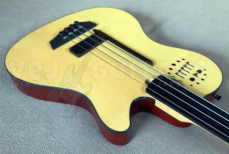 GODIN A4 ULTRA SA (SYNTH ACCESS) FRETLESS BASS *IMMACULATE* | Reverb