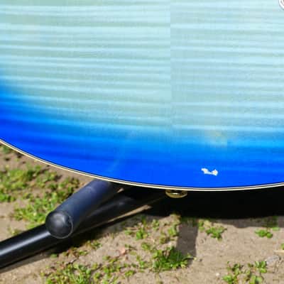 Ibanez AS153 - Jet Blue Burst - RARE image 3