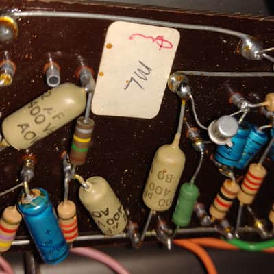 Vintage 1969/1970 Laney Sound Supergroup LC16 1x12 combo amp (point to point wiring) Patridge transformer Fane 122/10 speaker Pulsonic cone image 18