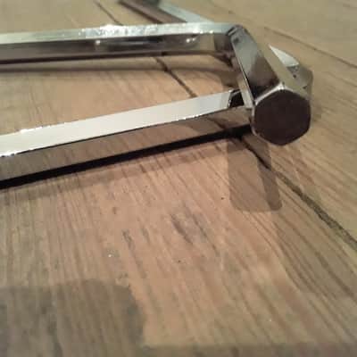 Ludwig Vintage Hex Mounting Arm Rods (Pair) - Polished Chrome image 9