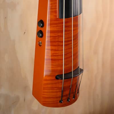 NS Design WAV4 Electric Upright Bass Amberburst Gloss – Very Good Condition image 2