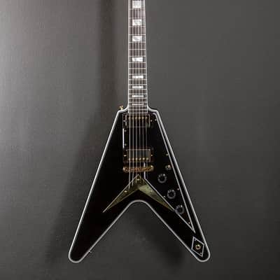 Gibson Custom Shop Flying V Custom w/Ebony Fingerboard Gloss - Ebony image 3