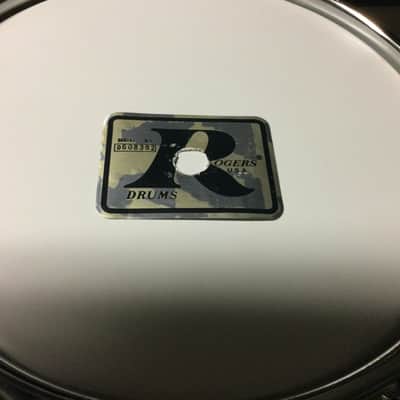 Rogers Big R 10” Concert tom 1970’s - New england white image 7