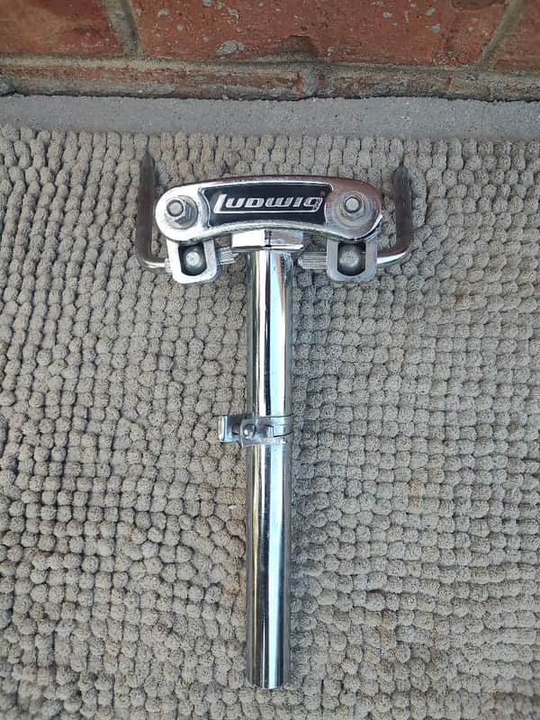 LUDWIG TOM MOUNT VINTAGE 70S DOUBLE TOM HOLDER SHORT VERSION image 1