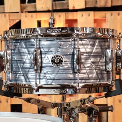 Gretsch Brooklyn Sky Blue Pearl Nitron Drum Set - 14x24, 9x13, 16x16, 6.5x14 image 7