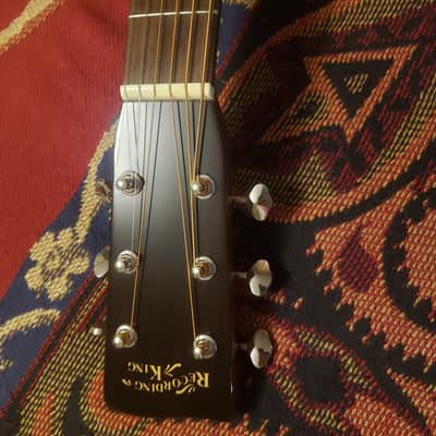 Recording King RO-318 [OM] | All solid tone woods | Mahogany sides and back and Adirondack Spruce top | Serial No. A21020351 image 11