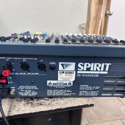 Spirit by Soundcraft Powerstation Powered Mixer W/Effects & EQ In Flight Case #3 imagen 6