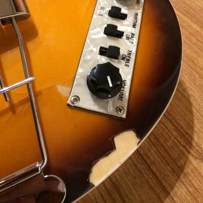 Hofner Beatle Bass 2000's 2 Color Sunburst W/hard case image 18