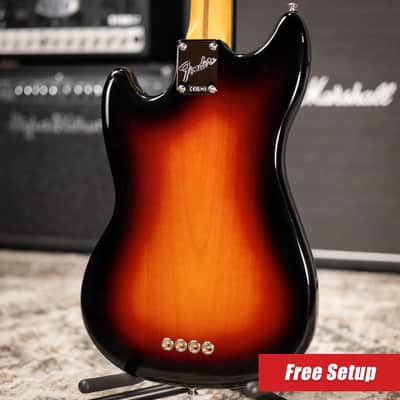 Fender American Professional Classic Mustang Bass - 3-Color Sunburst with Gig Bag image 2