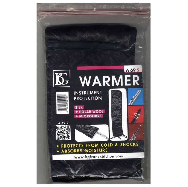BG FRANCE A69S - INDOOR FLUTE WARMER PROTECTION MICROFIBER POLAR WOOL - NEW! image 1