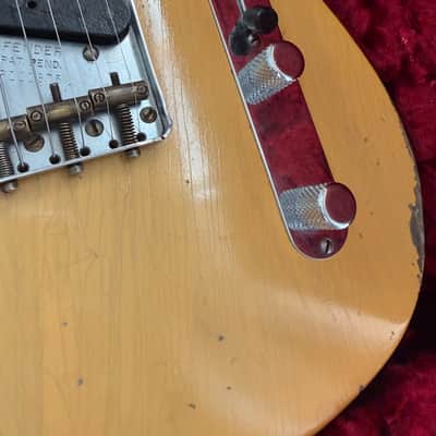Fender Custom Shop Limited Edition 70th Anniversary Broadcaster Relic 2020 - Aged Nocaster Blonde image 4