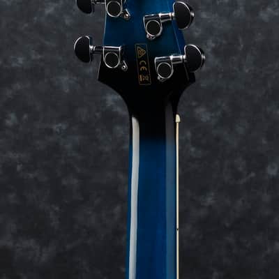Ibanez TCY10ETBS Acoustic Guitar - Transparent Blue Sunburst High Gloss image 6