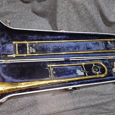 King Cleveland 605 Trombone, USA, w/ case & MP, Good Condition image 6