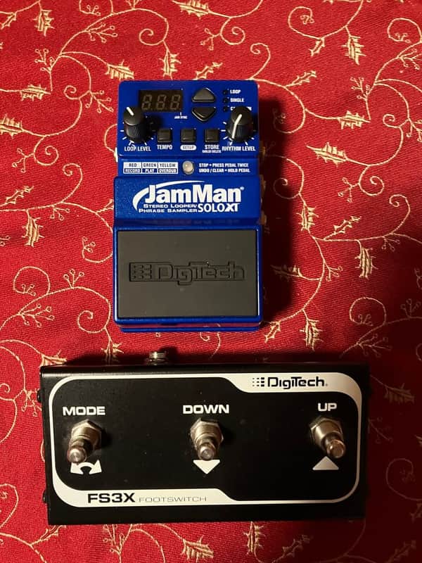 Digitech JamMan Solo XT Looper and FS3X Footswitch Bundle image 1