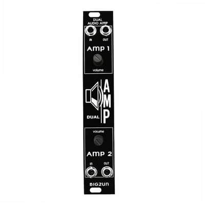 Dual Audio Amp 4HP Eurorack Stereo Amplifier 1W per Channel Headphone Speaker Output Modular Synth Module BIGZUN image 2