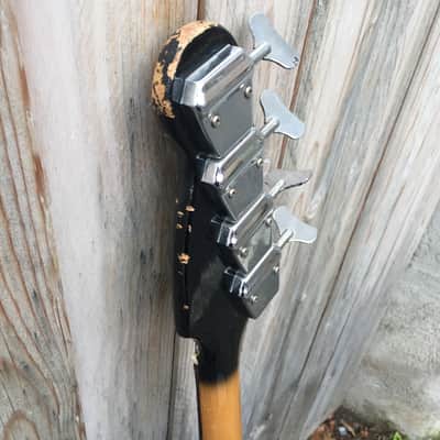 Meazzi Jupiter Vintage Bass Made in Italy 1964 Black image 17