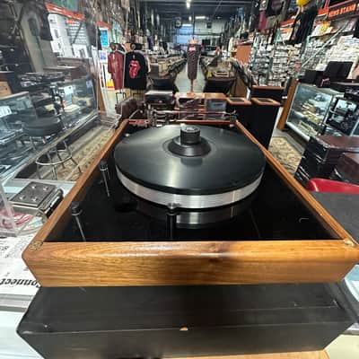 VPI HW-19 Mk IV Turntable, Morch DP-8 Tone Arm, Custom Bright Star Audio Black Sand-Filled Plinth image 7