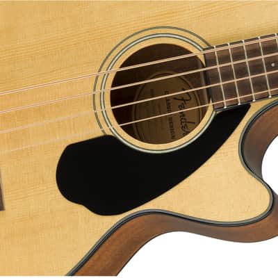 Fender CB-60SCE Acoustic Bass. Laurel FB, Natural image 20
