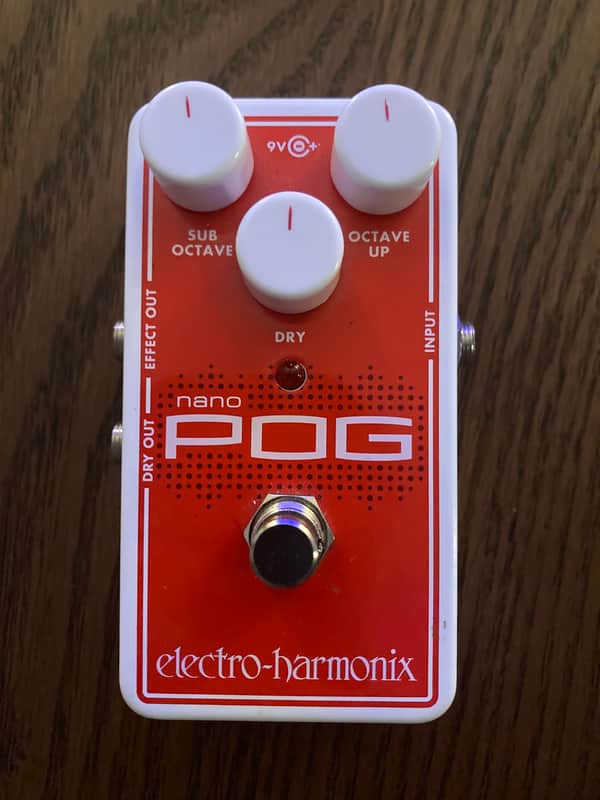 Electro-Harmonix Nano POG Polyphonic Octave Generator 2015 - Present - Red / White image 1