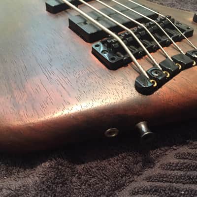 Warwick Dolphin Pro I 5 String Bass 1995 thumb streamer katana image 3