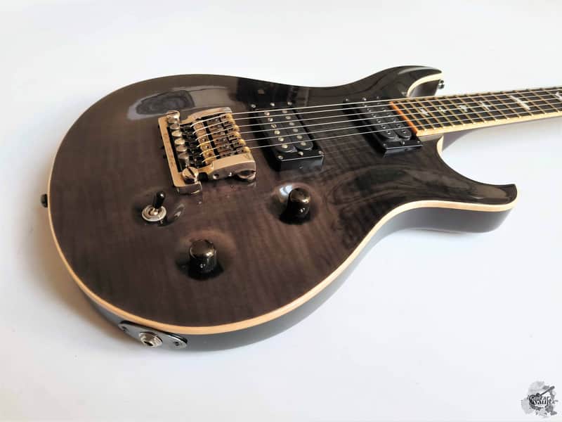 (made in Ukraine) Avaks Custom 22 inspired Double Cut '2009 Charcoal w/case image 1