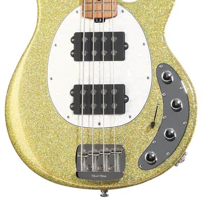 Ernie Ball Music Man StingRay Special HH Electric Bass Guitar - Yellow Brick Road  Roasted Maple Fingerboard image 2