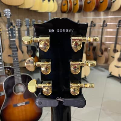 Gibson GIBSON Les Paul Custom with Ebony Fingerboard Gloss Ebony 2023 2023 - Ebony Fingerboard Gloss Ebony image 5