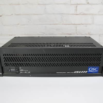 QSC USA400 400 Watt 2 Channel Pro Audio Power Amplifier image 1