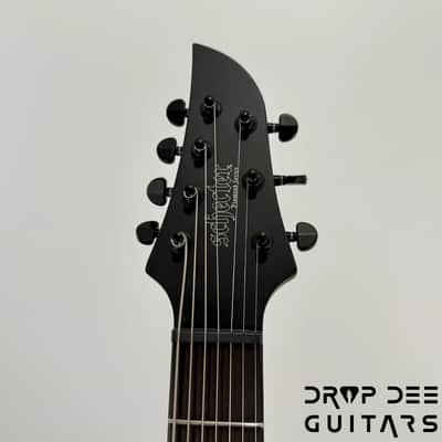 Schecter Diamond Series Keith Merrow KM-7 MK-III EX 7-String Baritone Electric Guitar - Satin Black Open Pore image 10