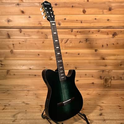 Ibanez FRH20FMN Acoustic Electric Guitar - Deep Emerald Green image 2
