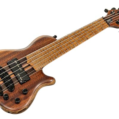 Mayones Cali 5 Mini Bass Snakewood - Trans Natural Matt image 1