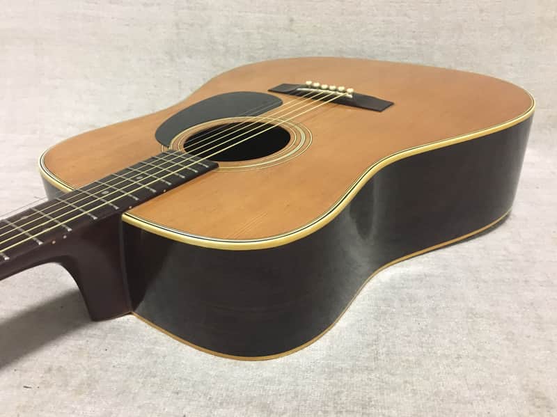 Vintage 1975 Morris W-20 Dreadnought Acoustic Guitar Japan MIJ