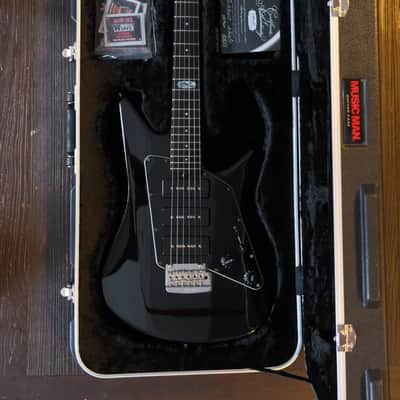 Used Ernie Ball Music Man BFR Albert Lee Guitar - Black Sparkle w/OHSC image 16