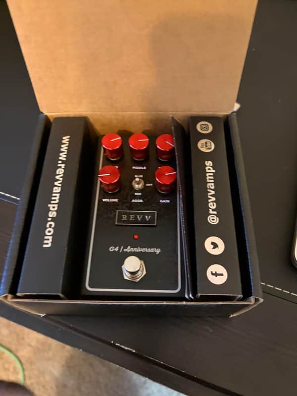 REVV G4 Distortion Anniversary Edition 2024 - Black image 1