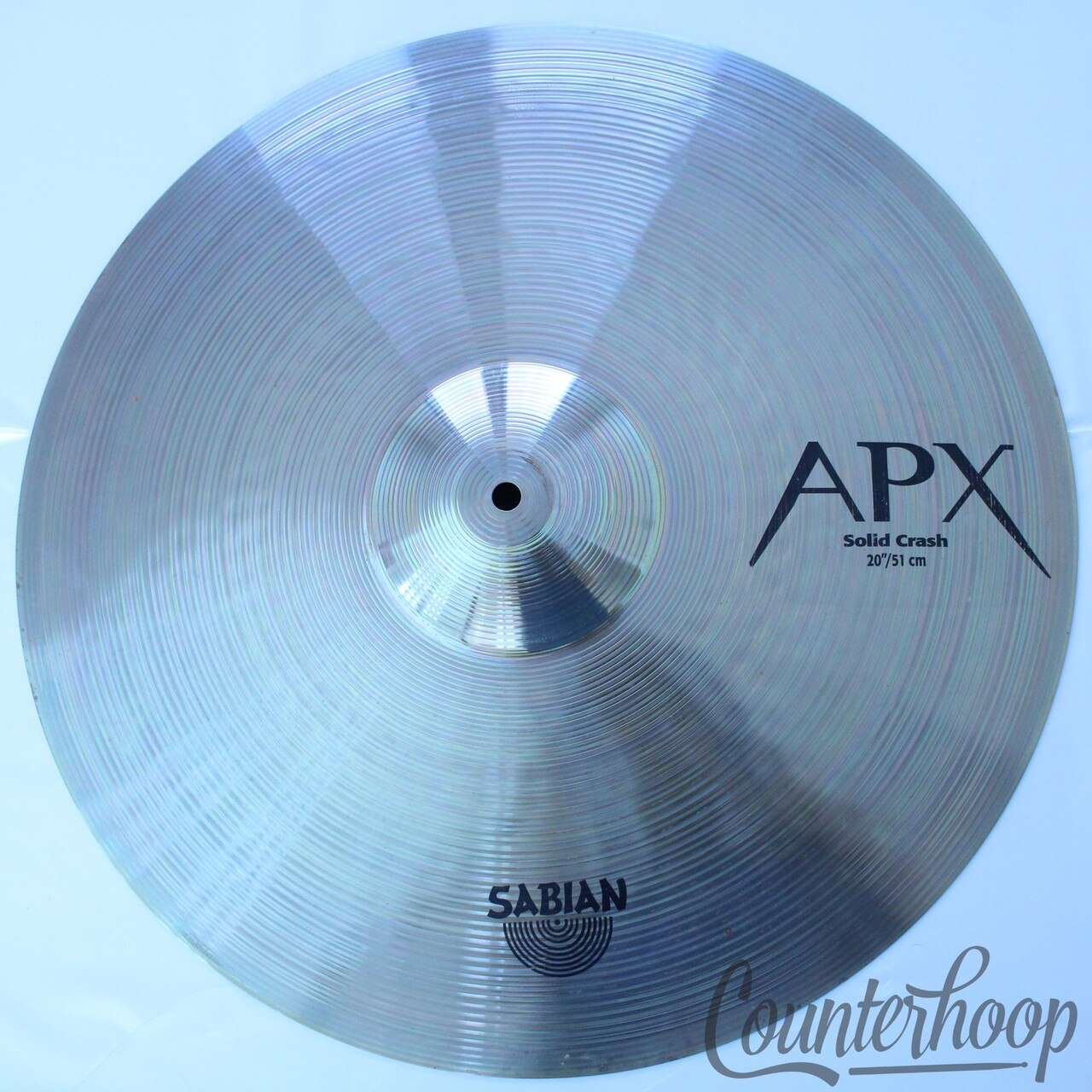 Sabian 20" APX Solid Crash Cymbal B8 Thin 2056g AP2009 Canada* — main photograph
